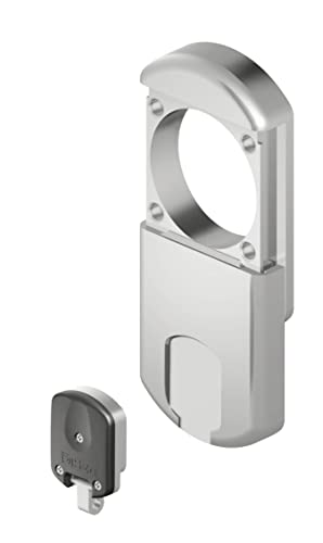 Protección magnética DISEC para cilindro redondo - diámetro 50 mm máximo - cromo satinado MG351MINIFOT