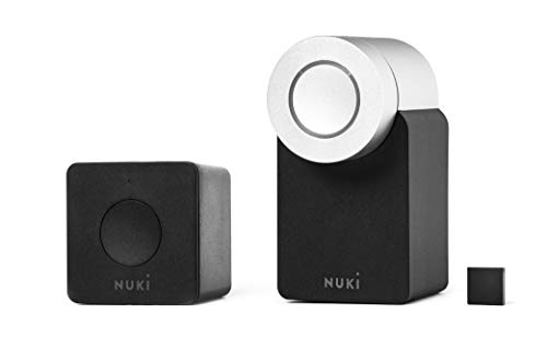 Nuki Combo 2.0 | Cerradura conectada Bluetooth y WiFi | Sensor de puerta | Apertura automática de la puerta | Funciona con asistente de voz, Google Home, Amazon Alexa, Apple Home Kit & IFTTT, 220520