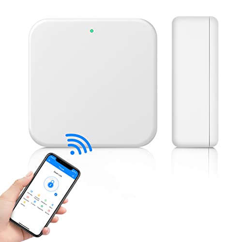 Ruveno WiFi G2 Gateway Puente Hub Control remoto Smart Door Lock Trabajo con TTLock Google Home Alexa Control de voz