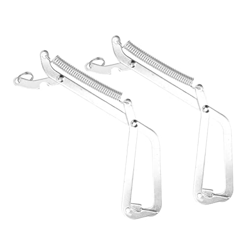 Yardenfun 2 Uds Pinza Para Cangrejo Herramienta De Pesca Ar Multiherramienta Herramienta Para Agarrar Mariscos Pinzas Para Picas De Acero Inoxidable Pinzas Para Servir En La Cocina