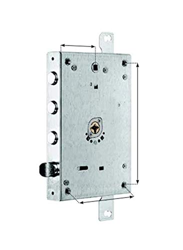 Cerradura para puertas blindadas y de seguridad Omega, entrada Llave 65 mm, Serie M (compatible con cerraduras Mottura), diámetro de montaje 108 mm, sin llave de instalación, mecanismo individual,