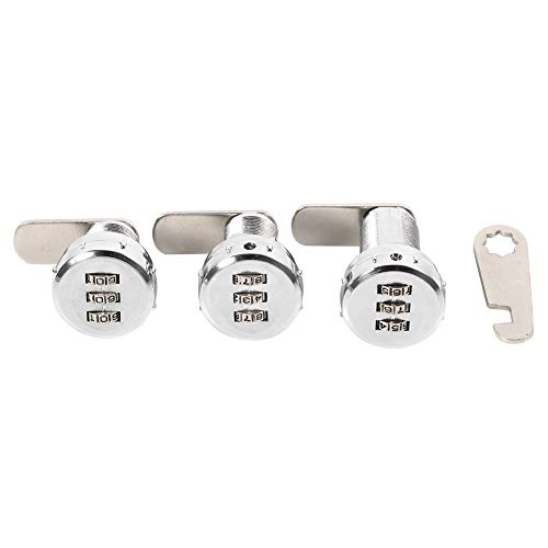 Delaman Cerradura de Combinación de 3 Dígitos - Cerradura de Codificación Lock para Buzón de Cajón del Gabinete (tamaño : 2# Coded Lock for 12~16mm)