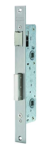 Tesa Assa Abloy 221428AI Cerradura Monopunto De Palanca Deslizante Para Perfiles Metálicos Inoxidable Entrada 20 mm 2214