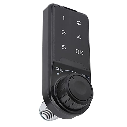 FTVOGUE Touch Digital Keypad Lock Cerradura electrónica Cerradura de la contraseña Bloqueo de acceso Gabinete de seguridad Armario codificado(L=20mm)