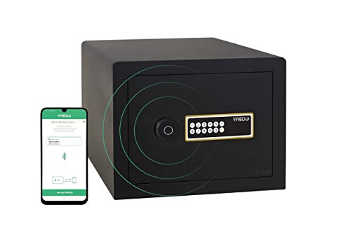 ARREGUI AWA 220740 Caja Fuerte Inteligente para Colocar, Smart Safe, Apertura de código electrónico, gestión Mediante aplicación móvil, Compatible con Amazon Alexa