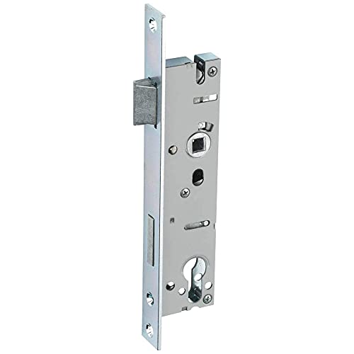 ABUS - Cerradura para puerta de marco tubular ESR PZ LR Z 30 92 24-61746, color plateado