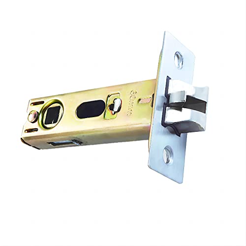 Qrity Perno Tubular de 60 mm, Perno de Tenon de Horquilla, Perno de Muelle de Puerta Silenciosa, Puerta Interior con Panel de Acero Inoxidable, Manija de Puerta de Palanca