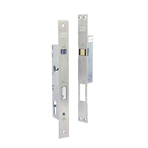 Tesa Assa Abloy TCP25 Cerradura Eléctrica de Portal TCP 25, Acero Inoxidable, Entrada 25 mm