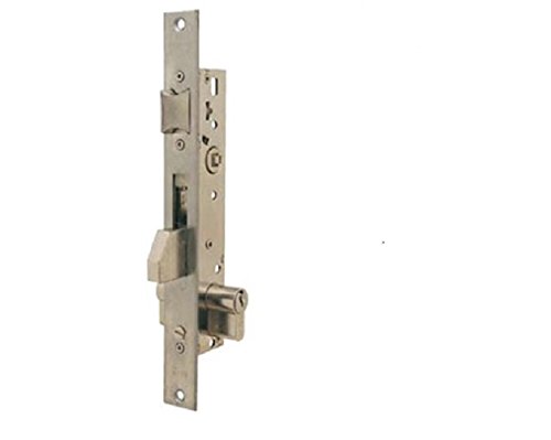 Tesa Assa Abloy 4210BE303RNI Cerradura Monopunto De Caja Estrecha De Palanca Basculante Antipalanqueta Para Perfiles MetálicosInoxidable Entrada 30 mm 2210BE