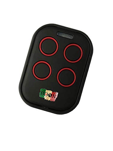 Control remoto universal automático autoaprendizaje italiano para puertas automáticas Garaje Basculantes alarmas y automatismos 433 MHz Copia rápida - Fix Code (rojo)