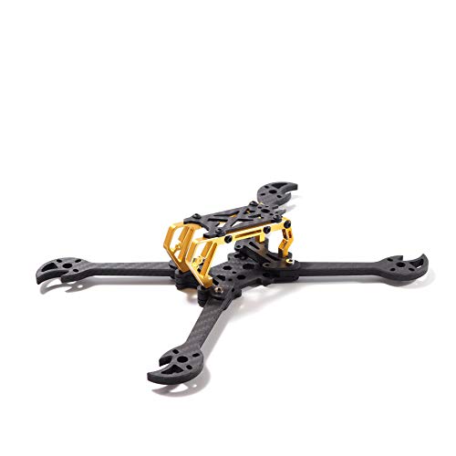 BliliDIY Cangrejo 220Mm 5 Pulgadas FPV Racing Frame 5Mm Brazo Soportes Runcam Micro Swift Foxxer Arrow M Icro - Oro