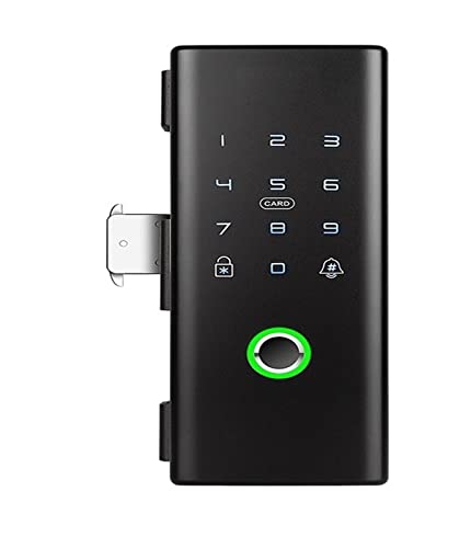 Cerradura inteligente con Bluetooth for puerta, Wifi, Alexa, cerradura de puerta corredera de vidrio, cerradura de puerta de madera, cerradura de huella dactilar for Hotel, TTLock, Google Home (Color