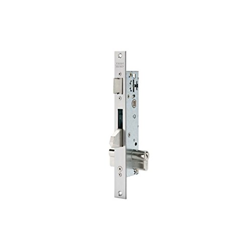 Tesa Assa Abloy 2210BE253AI Cerradura Monopunto De Caja Estrecha De Palanca Basculante Antipalanqueta Para Perfiles MetálicosInoxidable Entrada 25 mm 2210BE