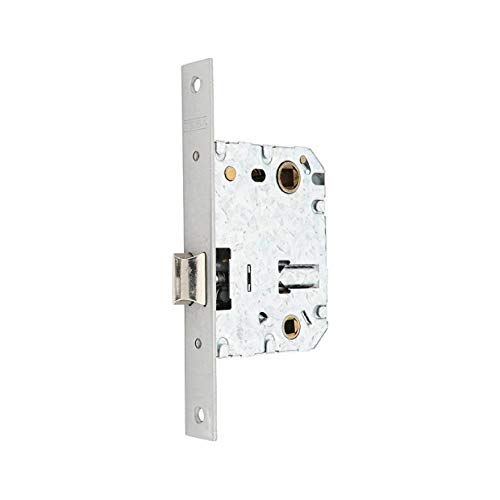 Tesa Assa Abloy 134U50AI Picaporte Unificado Para Puertas de Madera Inoxidable Entrada 50 mm, Frente Cuadrado 134U