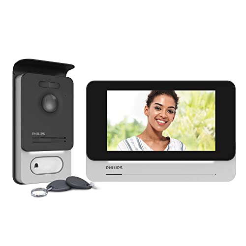 PHILIPS Videoportero de 2 hilos Pantalla t�ctil a color ultraplana de 7 pulgadas WelcomeEye Touch