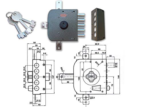 Potent 583/S Cerradura Bomba Quint S/A Izquierda