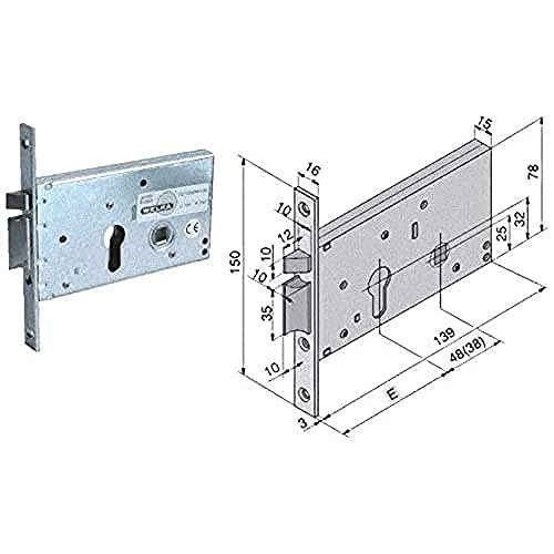 Welka 30250010 - Cerradura electromagnética de 50 mm (16)