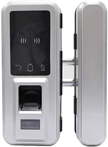 Cerradura inteligente con huella digital Cerradura inteligente con huella digital Cerradura puerta biométrica Antirrobo Teclado con pantalla táctil sin llave Sistema seguridad para puerta vidrio Ofi