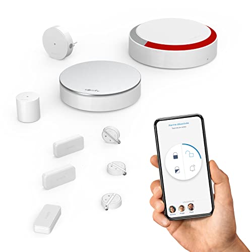 Somfy Home Alarm Plus 1875230, Alarma para casa, Sistema inalámbrico Anti Robo Protect, Compatible con Alexa, Google Assistant y Tahoma