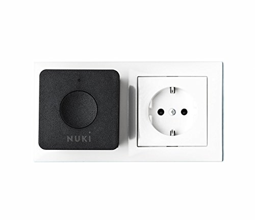 NUKi Bridge, Abrepuertas automático con Bluetooth y WiFi, extensión Smart Smart Lock, Cerradura electrónica WiFi, Acceso Remoto, Amazon Alexa, Apple HomeKit, Google Home, Smart Home