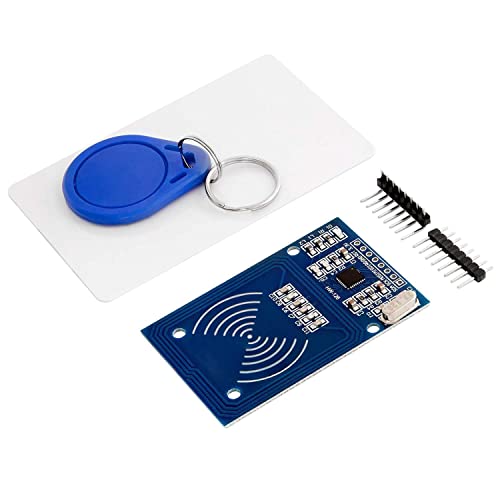 AZDelivery RFID Kit RC522 13,56MHz con Lector, Chip y Tarjeta Compatible con Arduino y Raspberry Pi con E-Book Incluido!