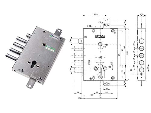 Mottura 44341 - Cerradura