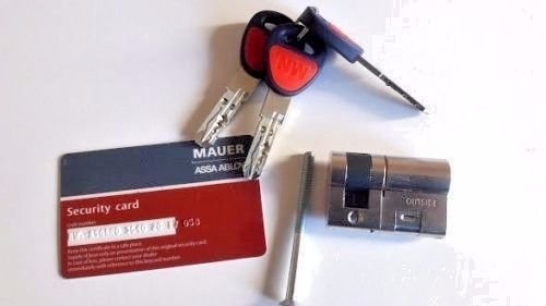 NEW!!!!! MAUER NW6 ASGARD (Assa Abloy) Cilindro Europeo Red Line De Alta Seguridad (36/9)