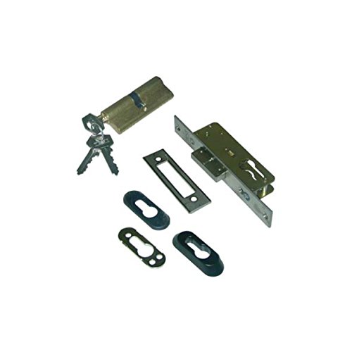 Tesa Assa Abloy 2211E203AI Cerradura Monopunto De Palanca Deslizante Para Perfiles Metálicos Para Perfiles Metálicos Inoxidable Entrada 20 mm 2211E