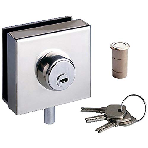 Sag Seguridad Aacc5003 - Cerradura mueb aacc5003 inox puerta cristal sag