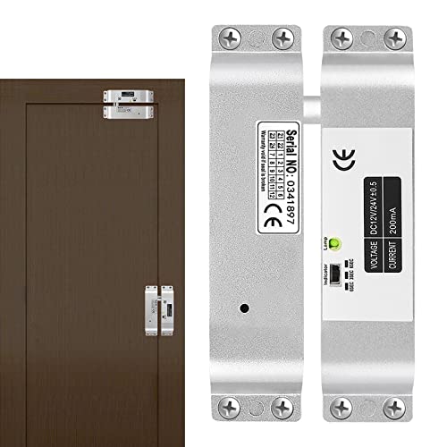 Cerradura magnética DC12V 1000KG Cerradura eléctrica de puerta abatible Control de acceso de entrada de puerta de inducción, adecuado para todos los tipos de puertas para la seguridad del hogar