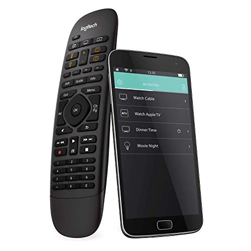 Logitech Harmony Companion Control Remoto a Distancia para SKY, Apple TV, fireTV, Alexa, Roku, Netflix, Sonos and Smart Home, Fácil Configuración LG/Samsung/Sony/Hisense/Xbox/PS4 , Negro