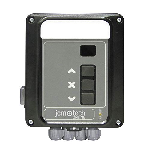 JCM Tech - Cuadro de maniobra M8NF - Control de Motor puerta corredera - Totalmente configurable - Controlable con el Móvil - Control de acceso para puertas - Compatible con otros productos JCM