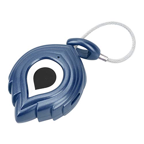 Cerradura Inteligente De Huellas Dactilares Mini Cerradura De Seguridad Sin Llave Candados Inteligentes Con Biométrico Sin Llave Para Casillero De Gimnasio, Casillero Escolar, Mochila(azul)