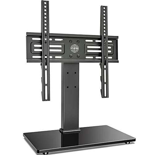 FITUEYES Soporte TV Pie de 26 a 55 Pulgadas Altura Ajustable MAX VESA 400 x 400 mm