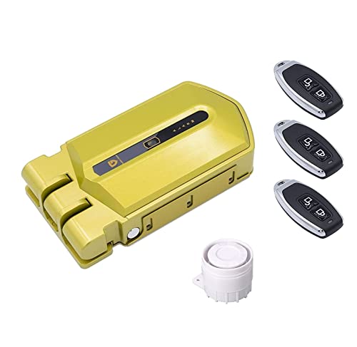 Cerradura Invisible con Alarma Golden Shield Alarm 120db con 3 mandos a distancia incopiables