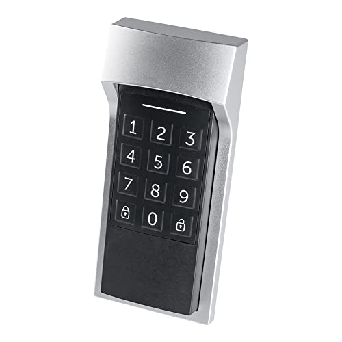 Homematic IP Smart Home Keypad 156424A0 - Cerradura de código para puerta de entrada con función de aplicación, apertura y cierre con código numérico
