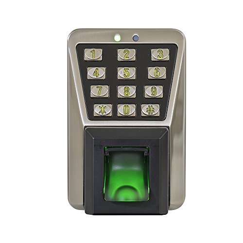 Sistema de Control de Acceso biométrico PNI Finger 300 con contraseña, Lector de Huellas Dactilares y Tarjeta electromagnética