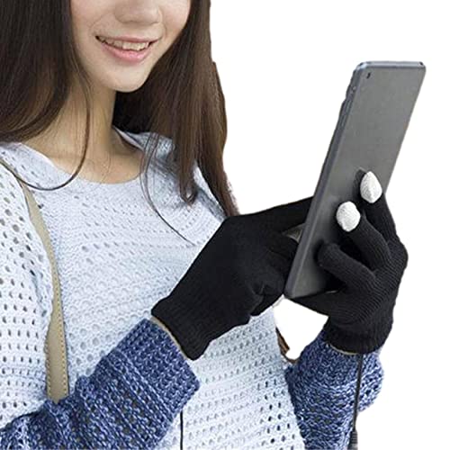 Eolaks Guantes calefactores - Guantes de Invierno calentados con Carga USB Pantalla táctil | Guantes Térmicos Tela No Tejida Cerradura Tecnología de Temperatura Guantes Eléctricos de Invierno