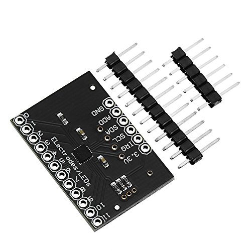 BliliDIY 5Pcs Mpr121-Breakout-V12 Proximidad Capacitiva Touch Sensor Controller Tarjeta De Desarrollo De Teclado